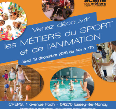 Venez découvrir les métiers du sport et de l'animation !